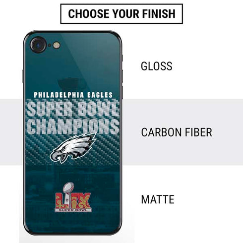 NFL Philadelphia Eagles Super Bowl LIX Champions iPhone SE (2nd & 3rd Gen) Skin